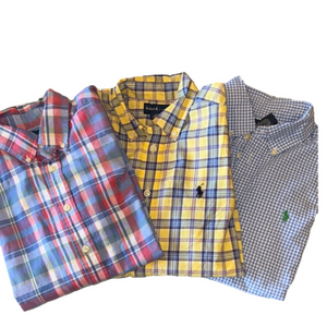 Ralph Lauren Kids (M) Long Sleeve Button Down Bundle of 3 Shirts